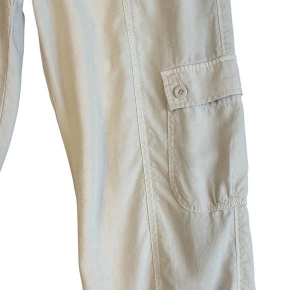 Cloth & Stone Cargo Drawstring Jogger Pants. Stone Size M #1984 - Picture 3 of 9